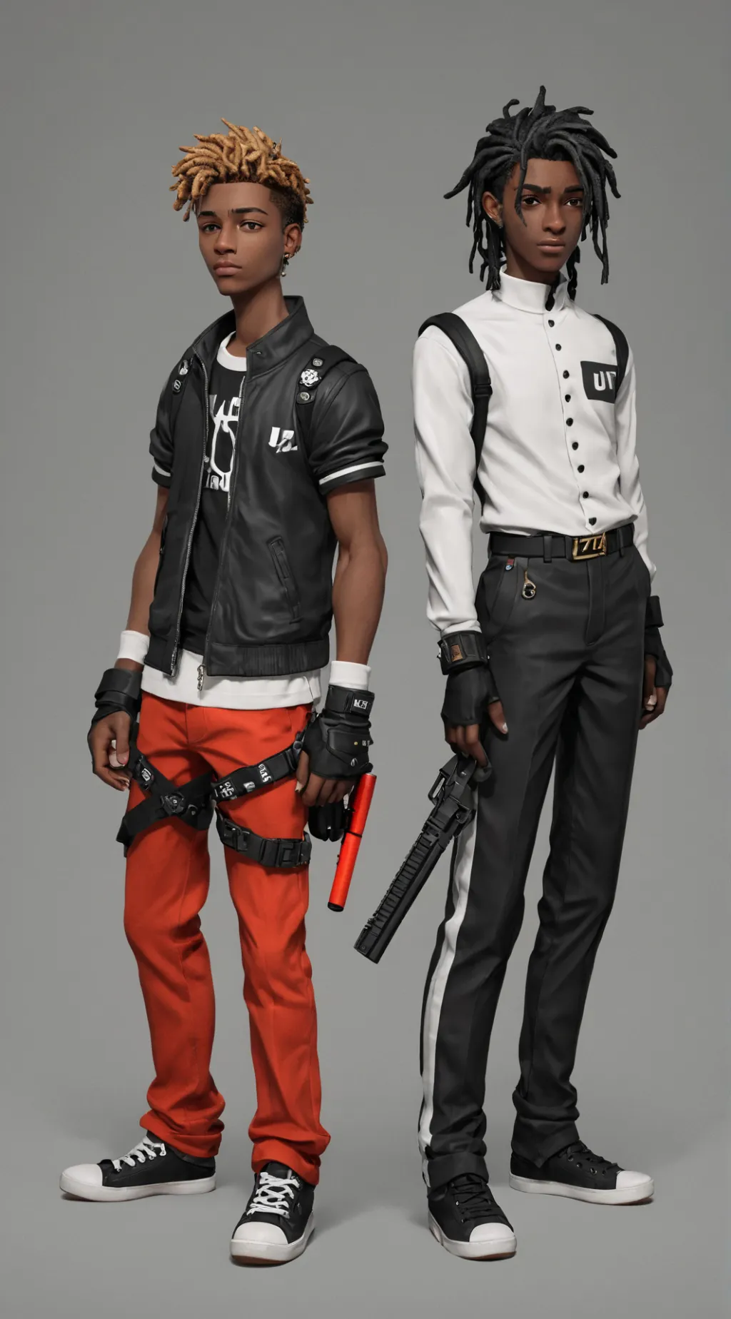 ai character: Uzi background