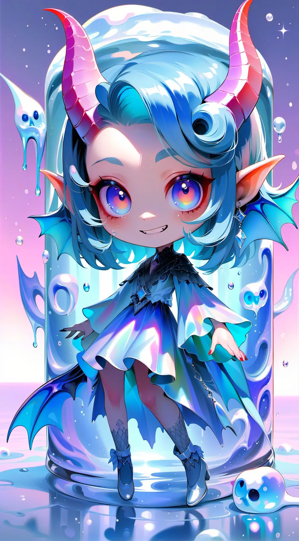 ai character: Pretty pretty fair  background