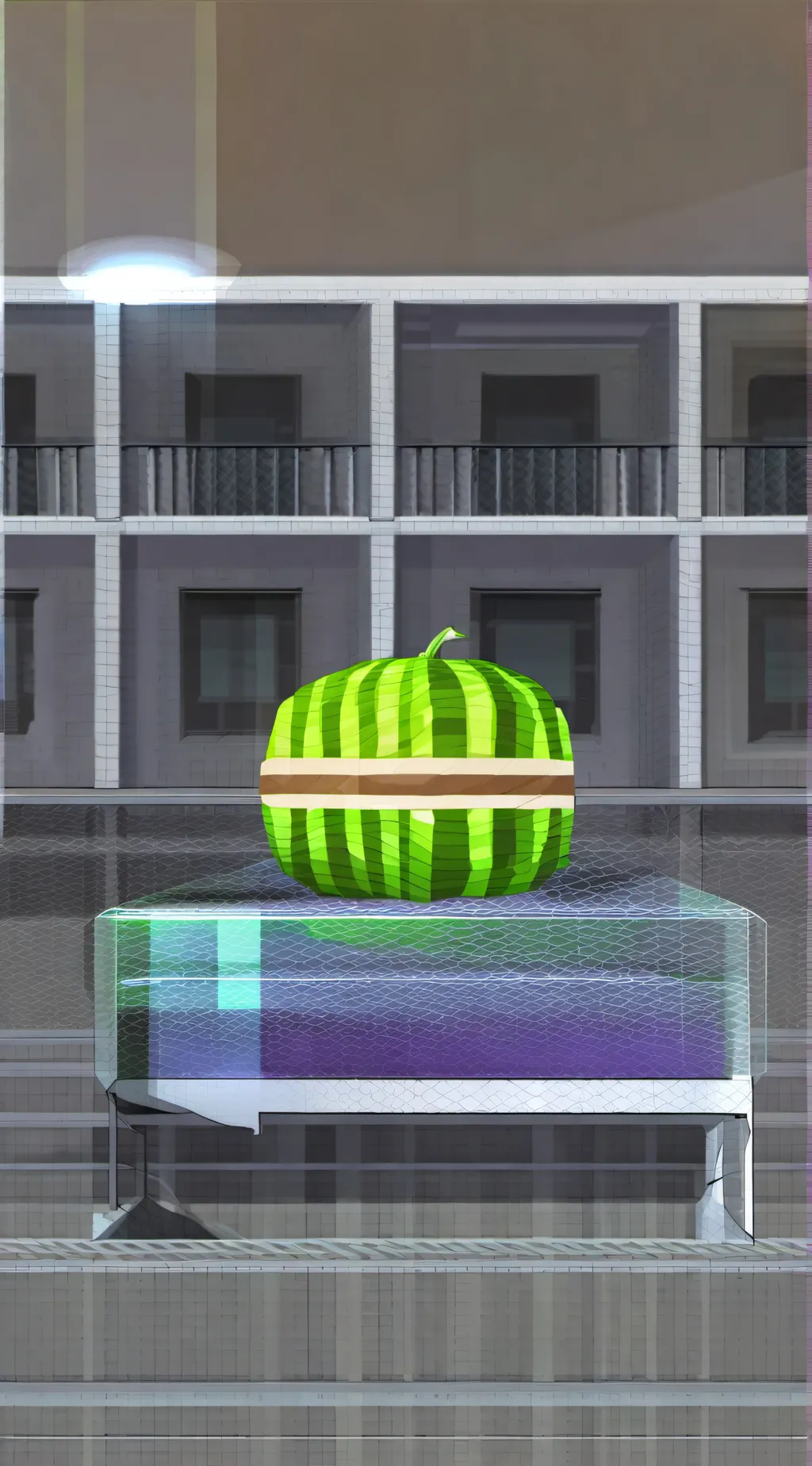 ai character:  Melon background