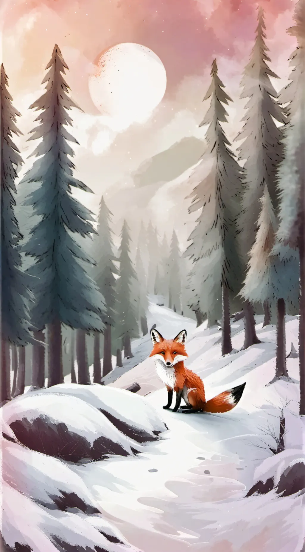 ai character: fox background