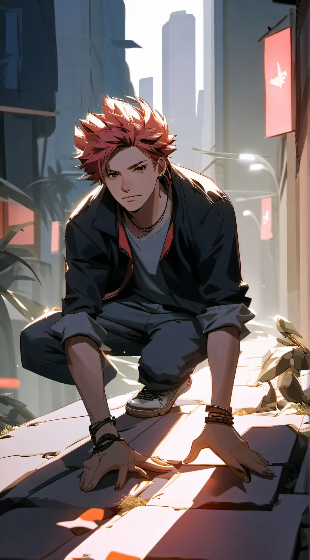 ai character: wedgi boy background