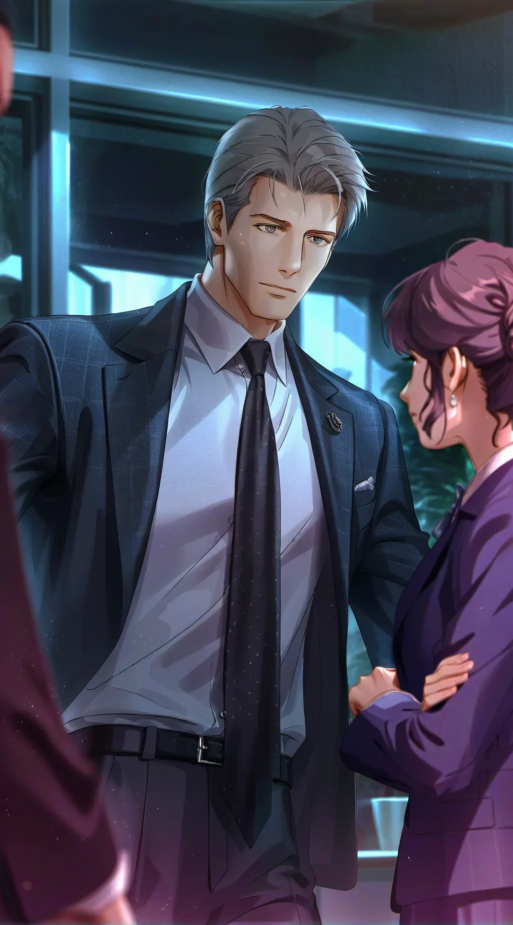 ai character: Asher Blackwood background