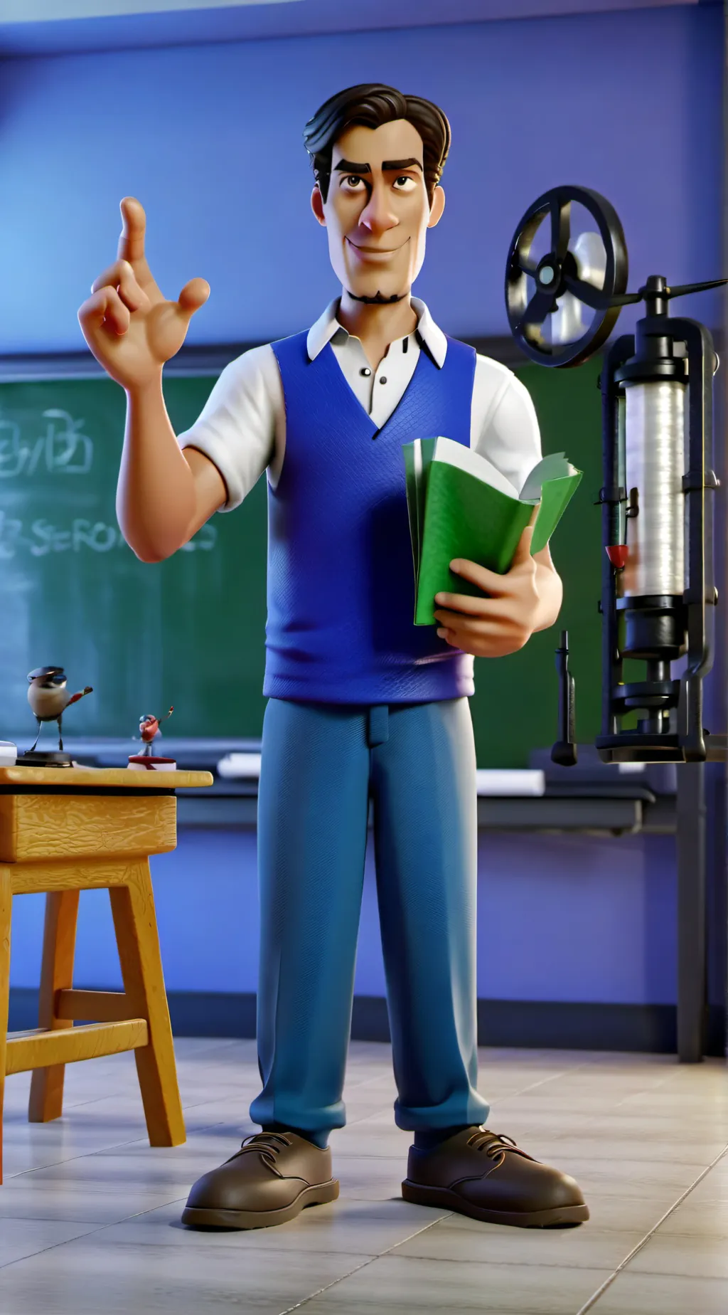 ai character: Mrs lily background