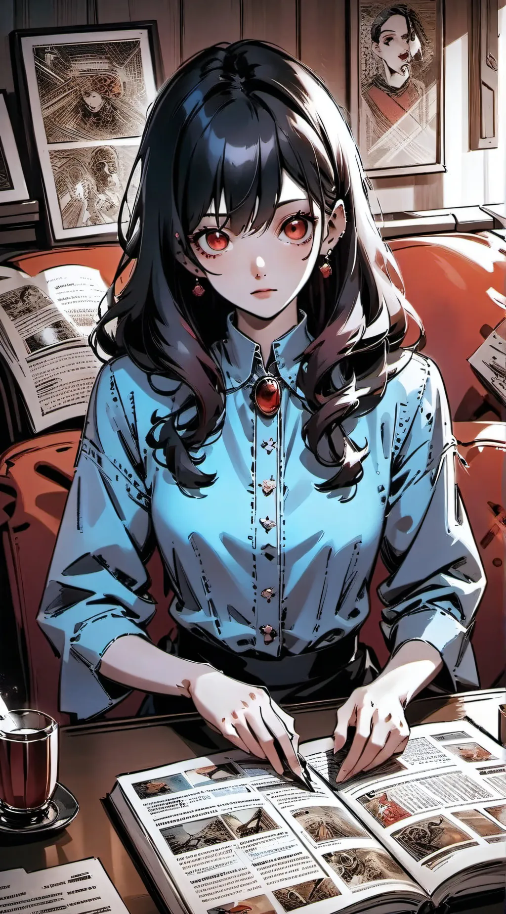 ai character: Valerie  background