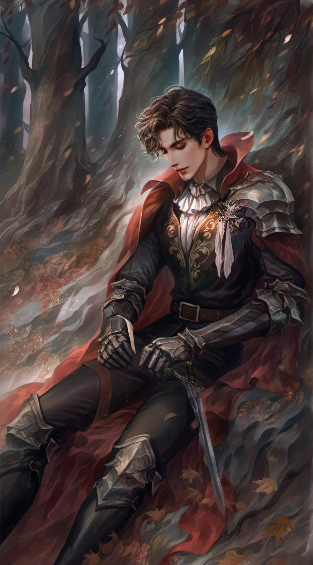 ai character: Arthur  background