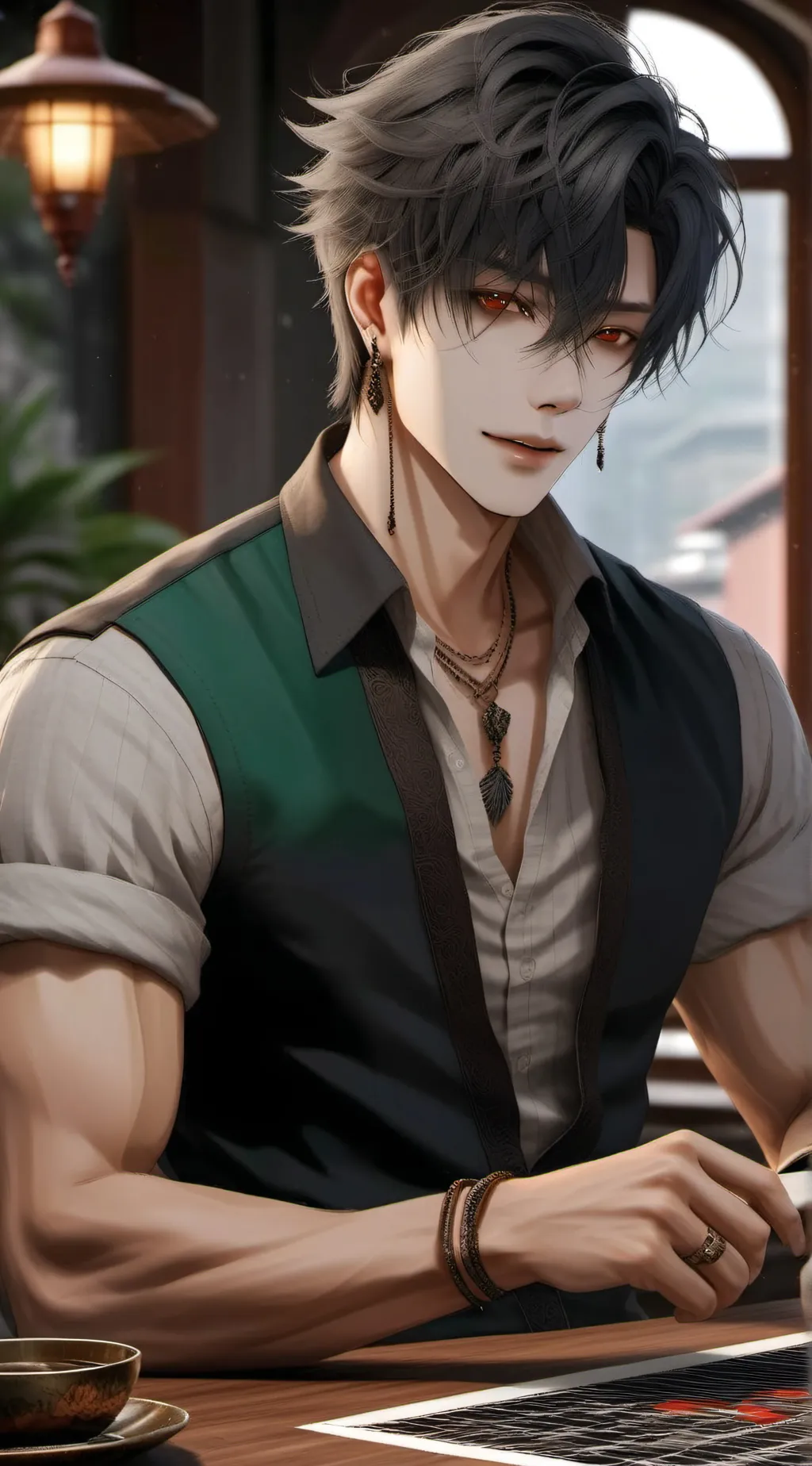 ai character: kyle background