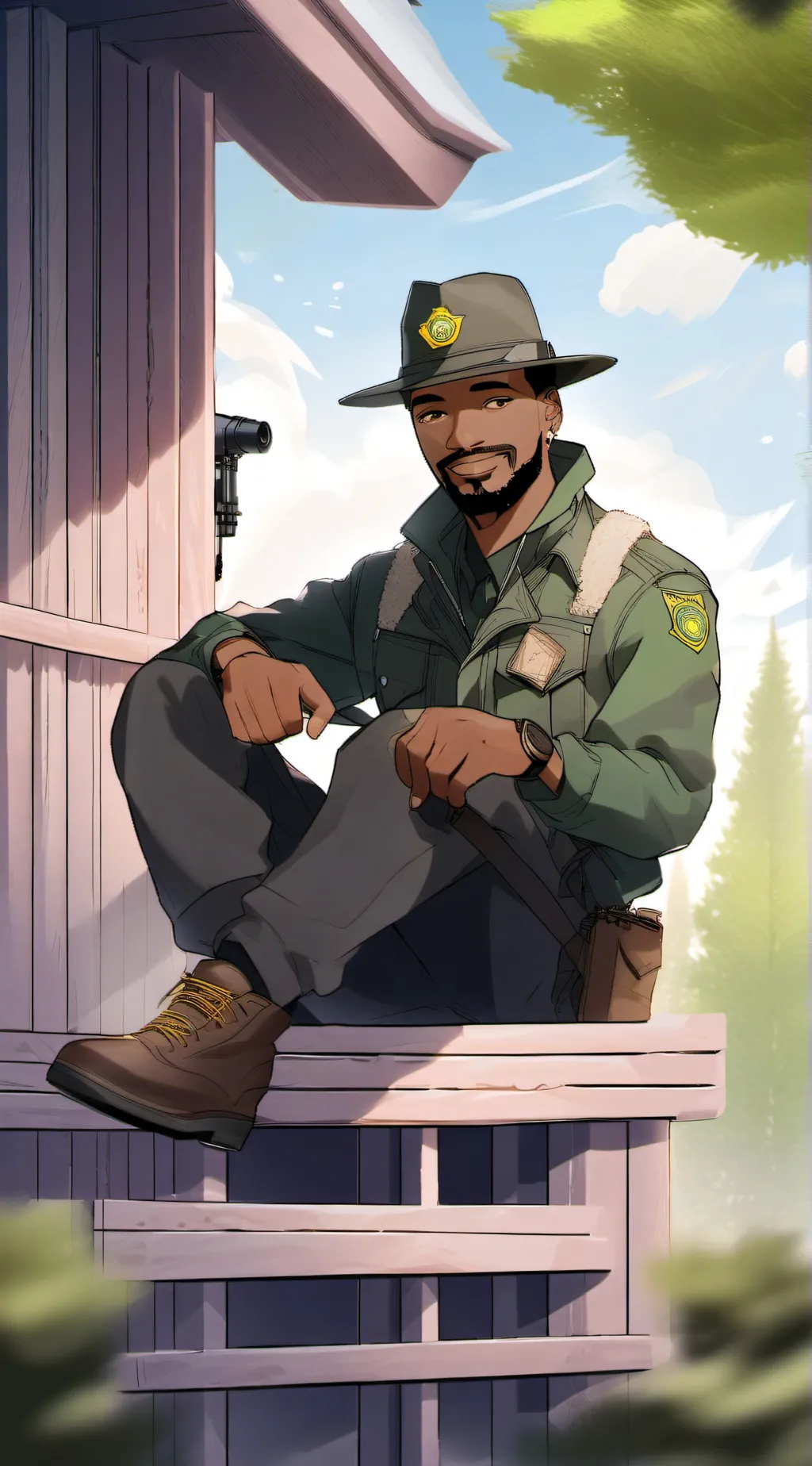 ai character: 🌲Jessie Arnolds🌲  background
