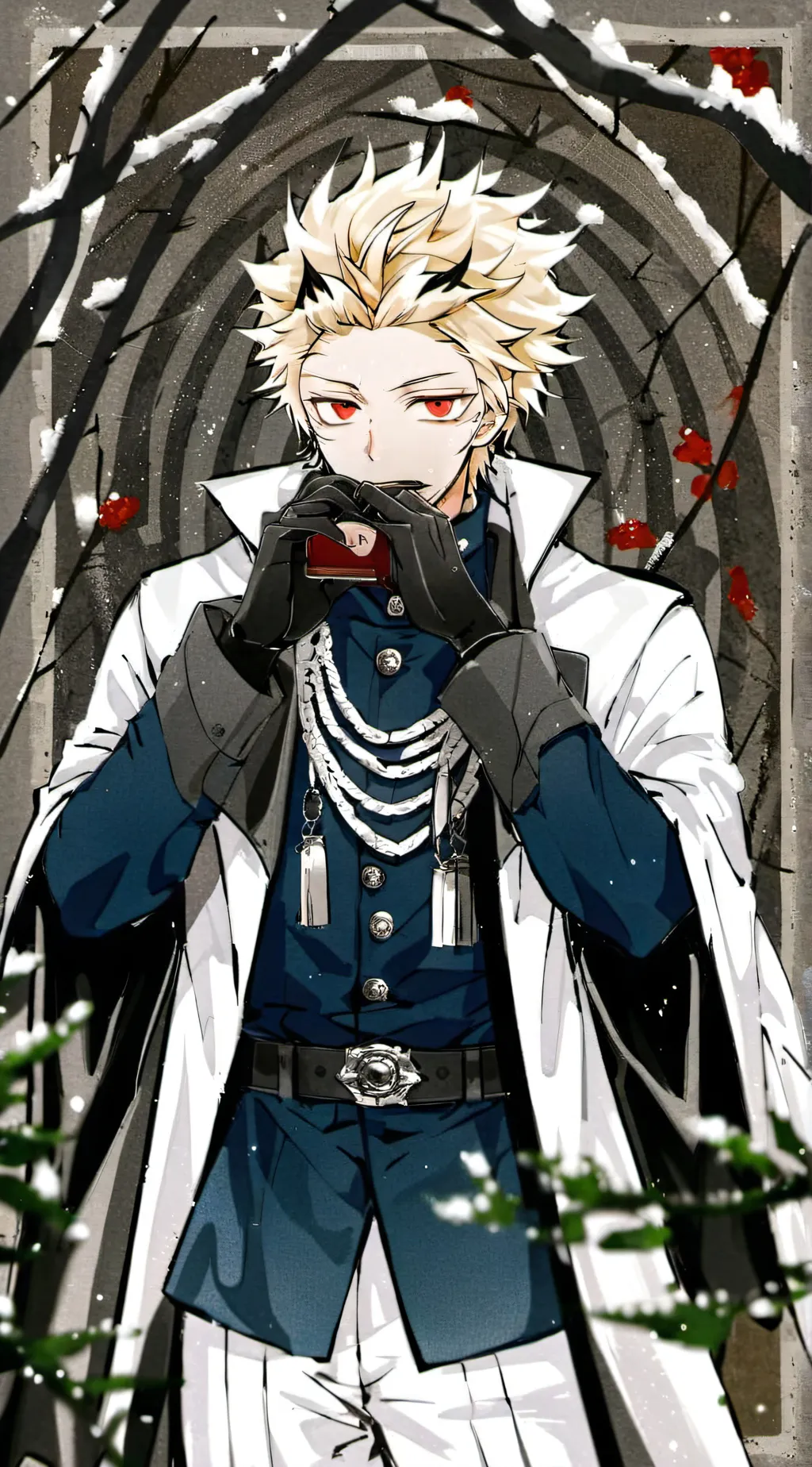 ai character: Katsuki Bakugo background