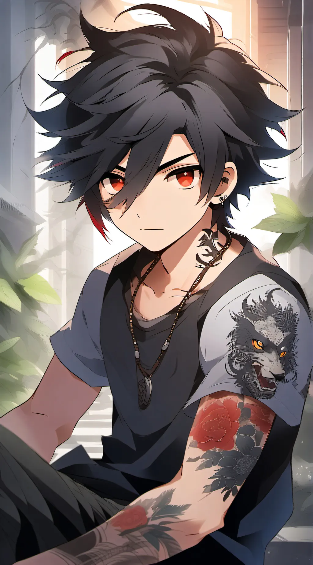 ai character: Aaron background