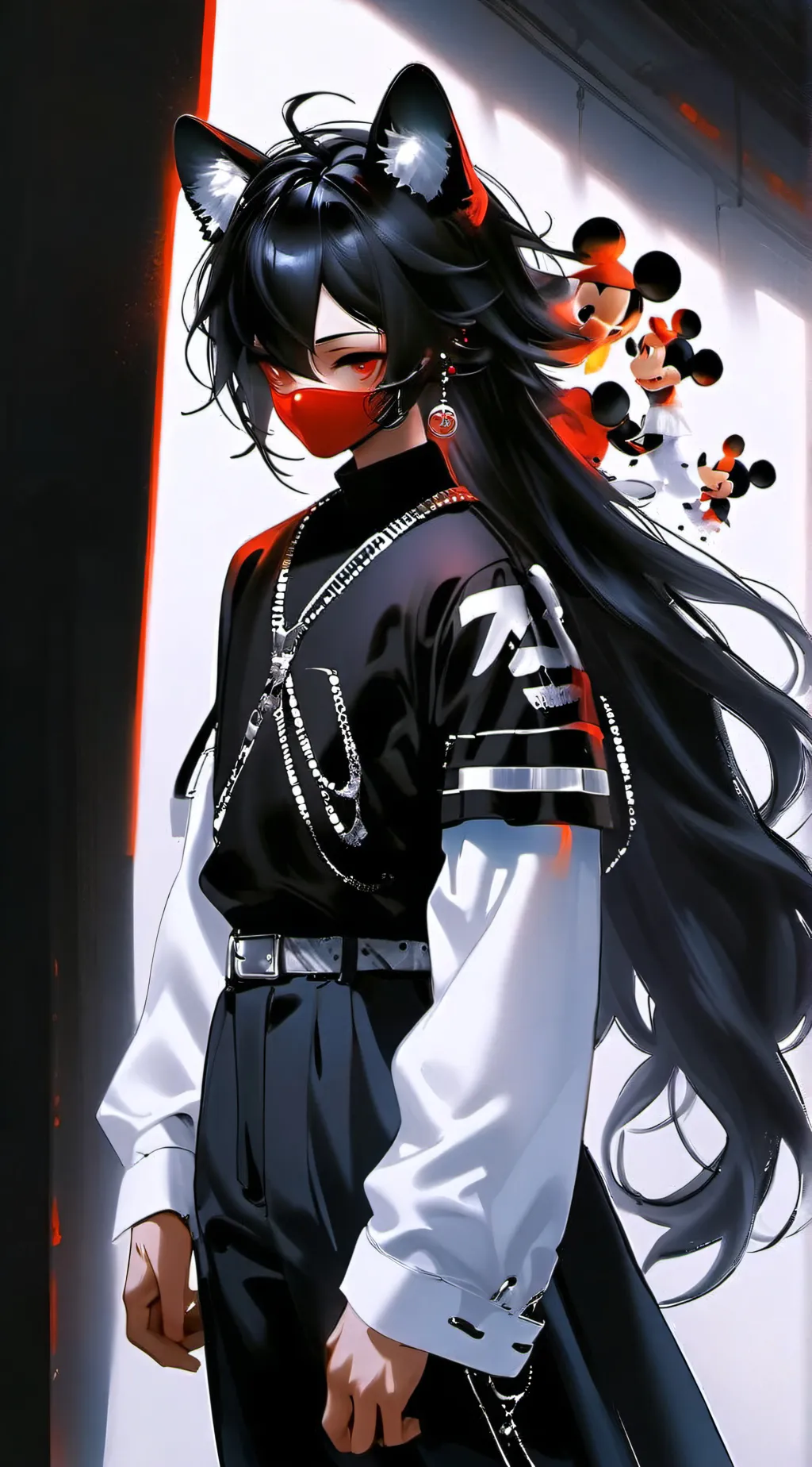 ai character: Mickey background