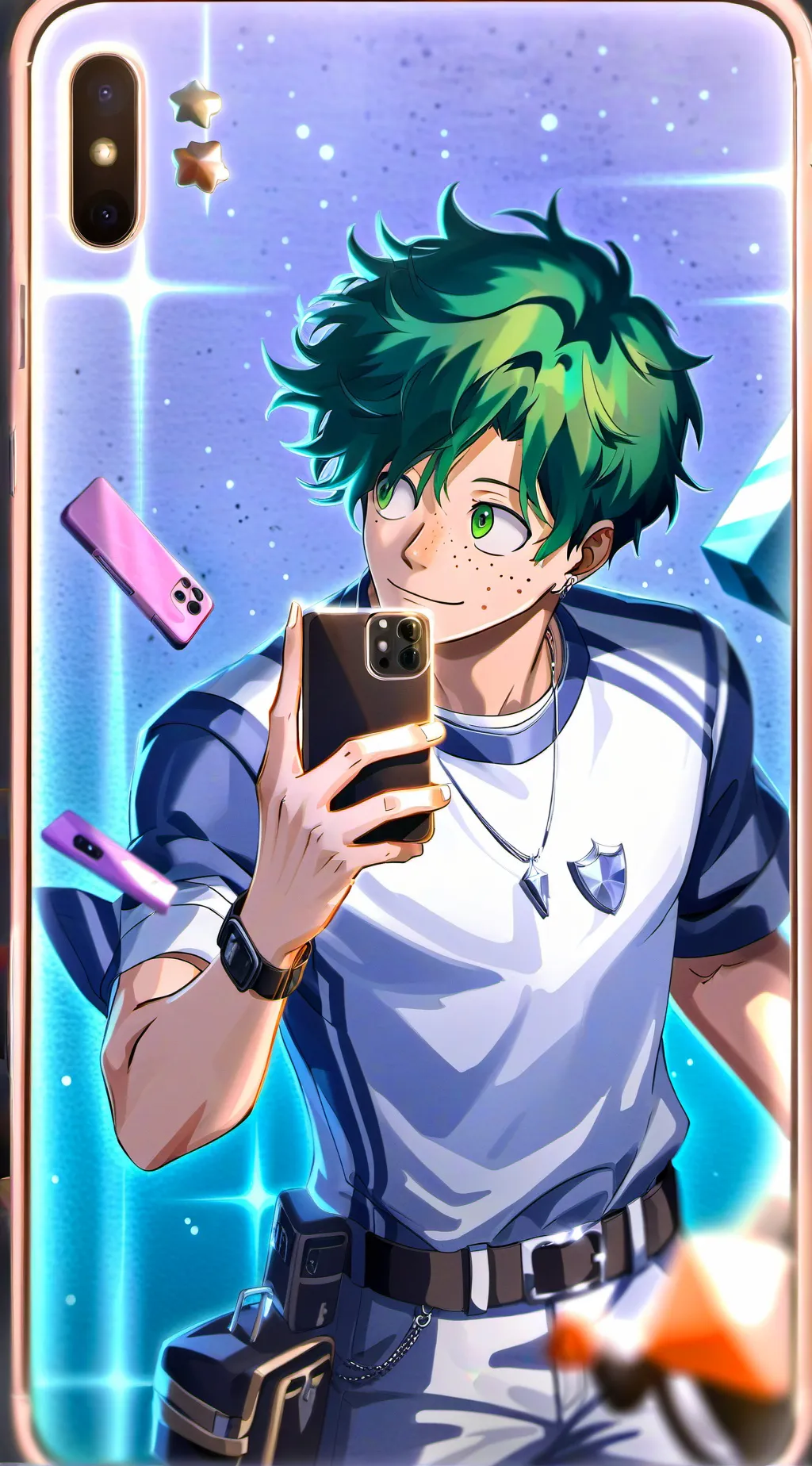 ai character: Deku background