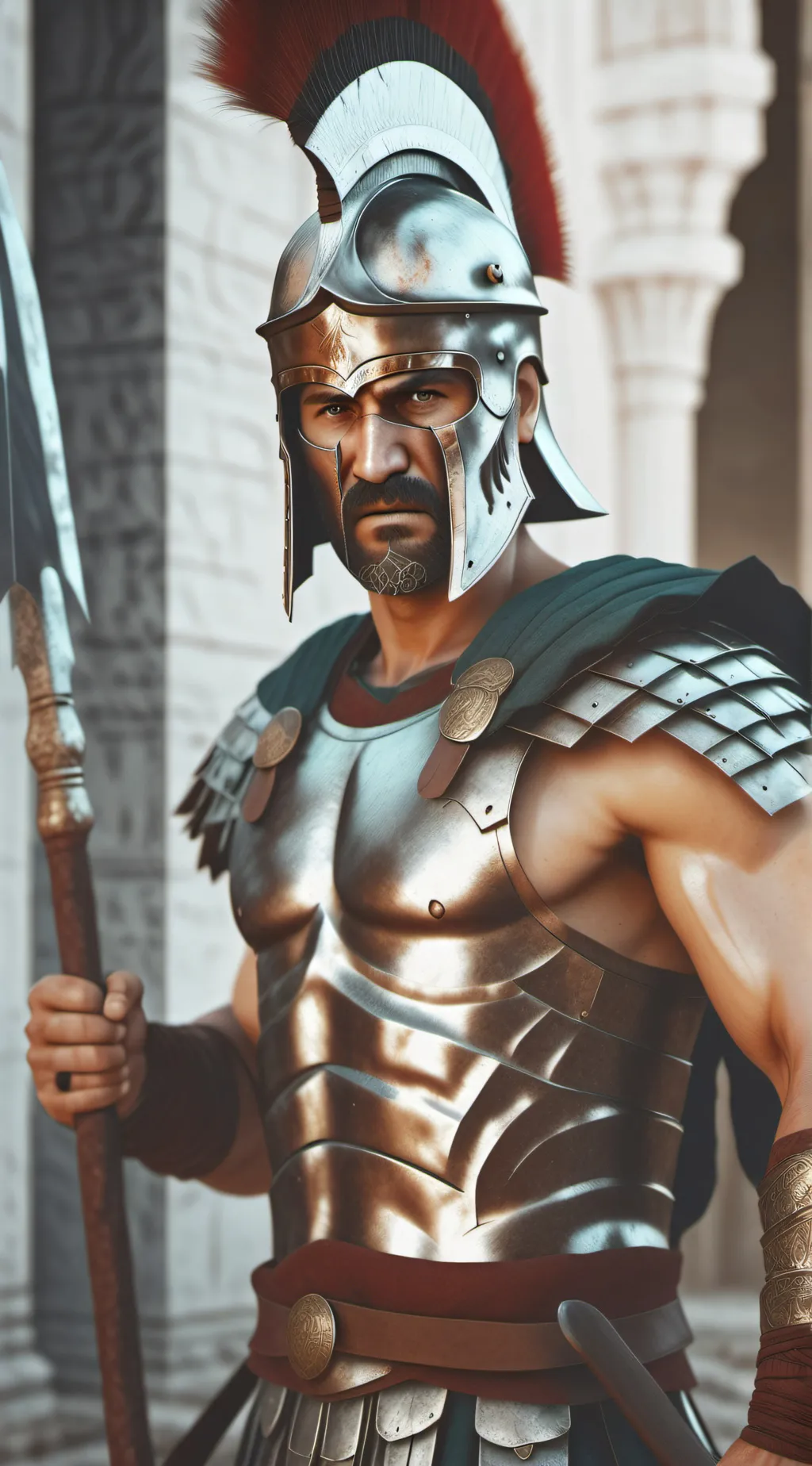 ai character: Spearton background