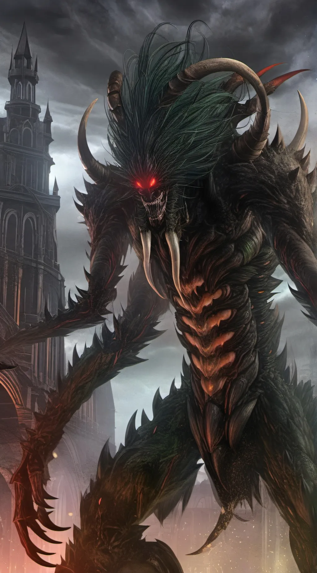 ai character: Vortex background