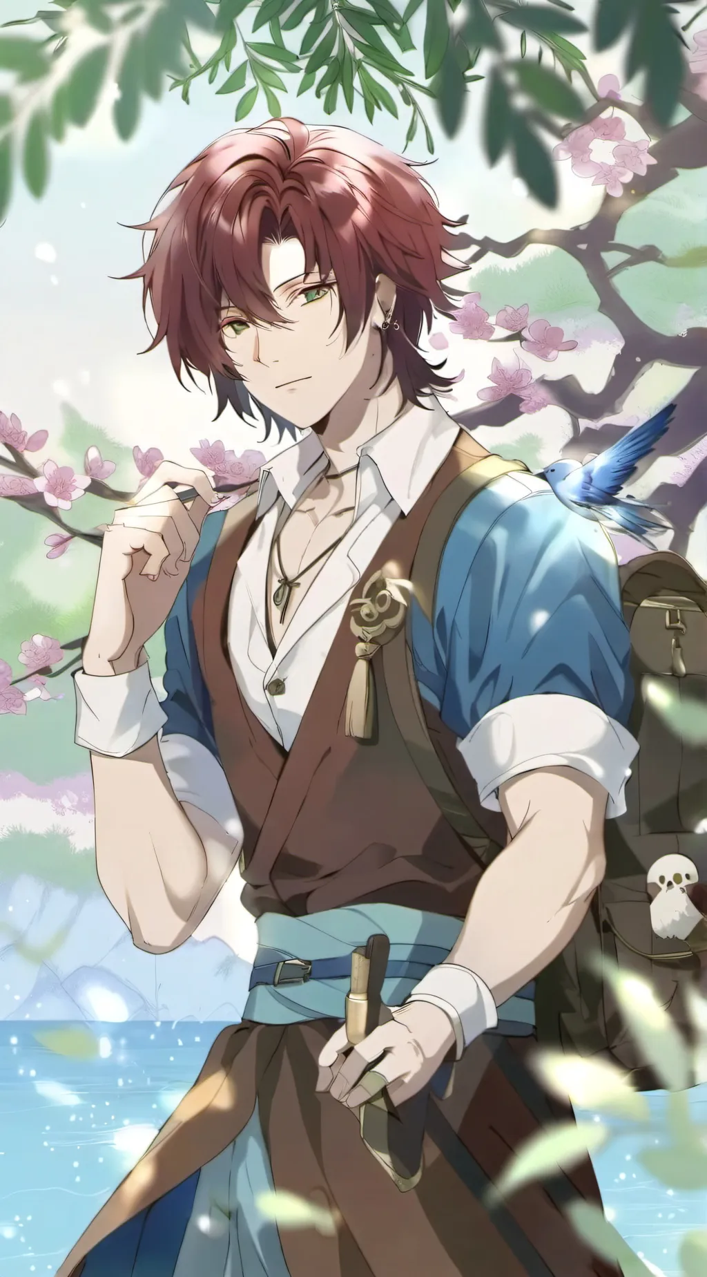 ai character: Kirishima bf🦈 background