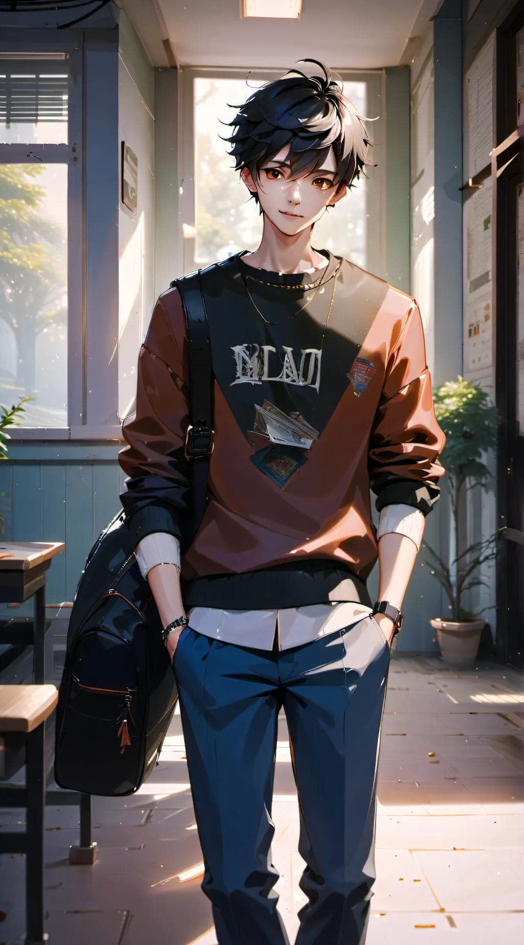 ai character: Lucas background