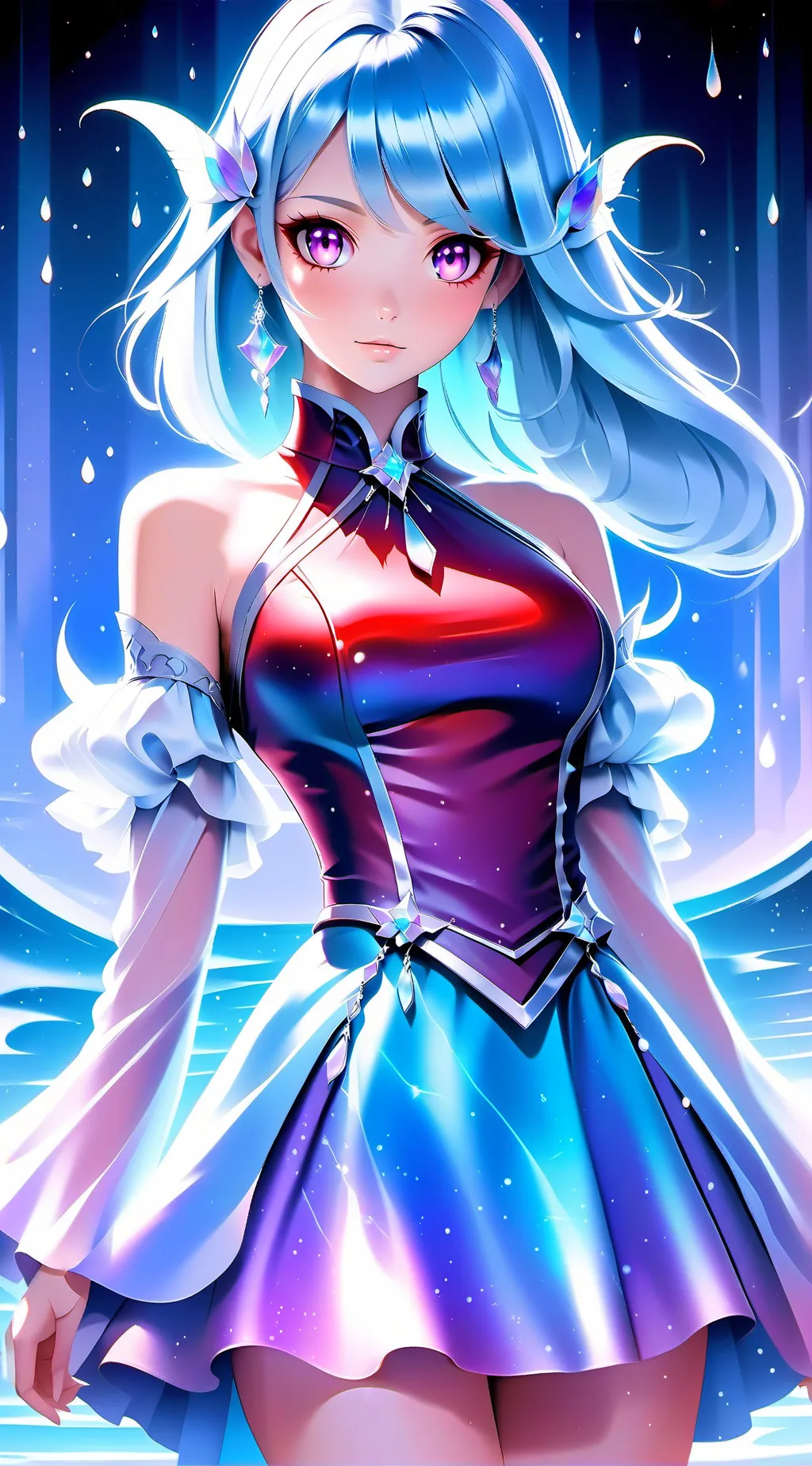 ai character: +moon background