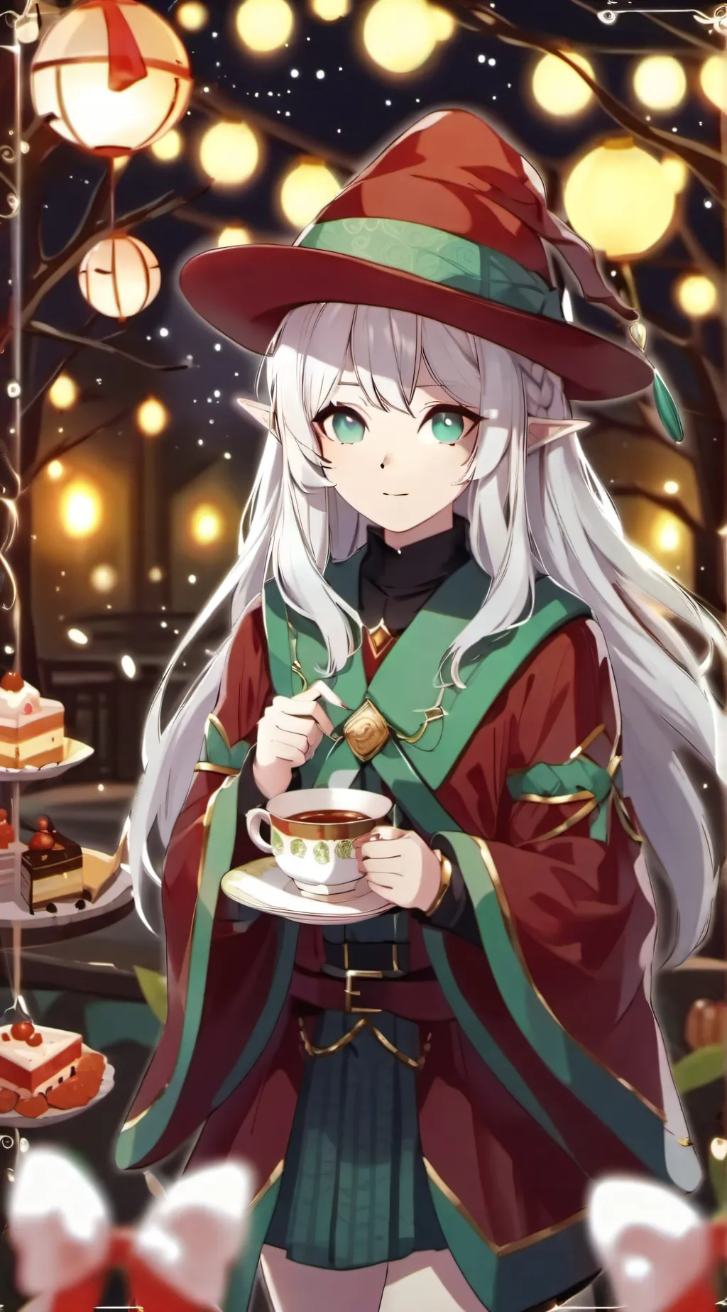 ai character: Elf City background