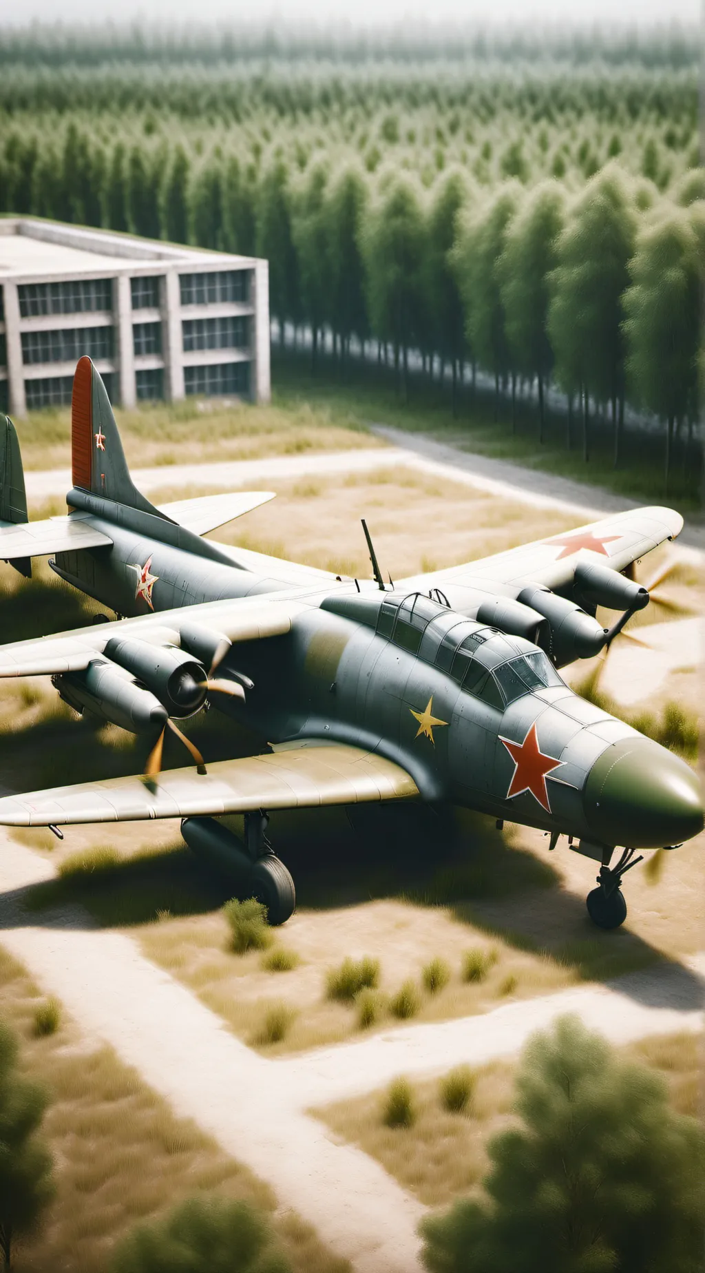 ai character: communist army  background