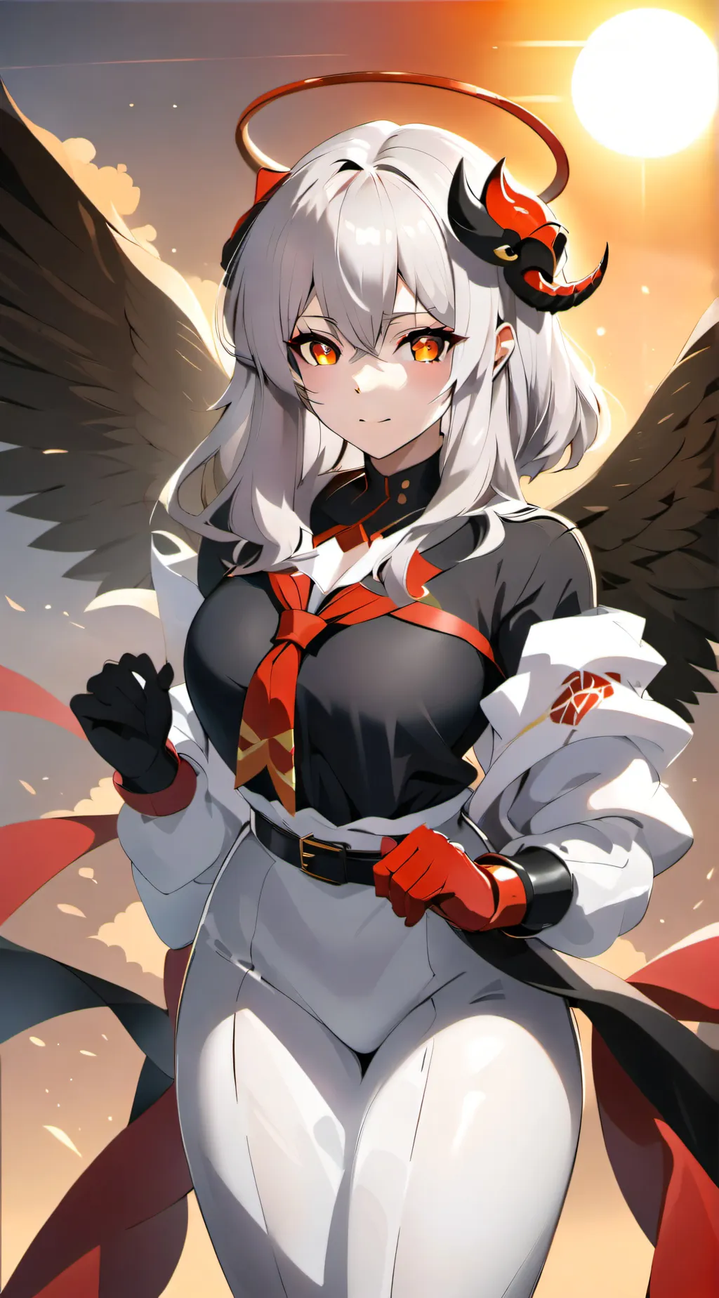 ai character: Kamado Lucifer  background