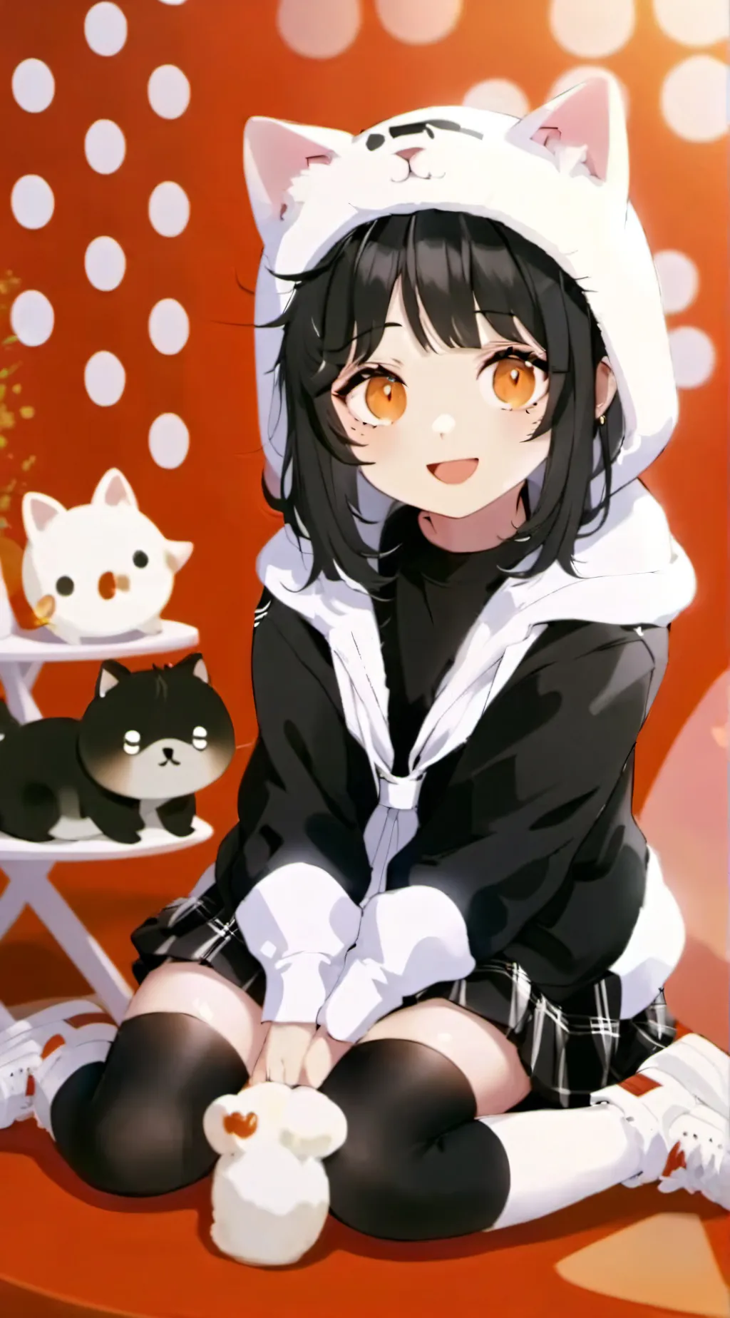 ai character: Mittens background