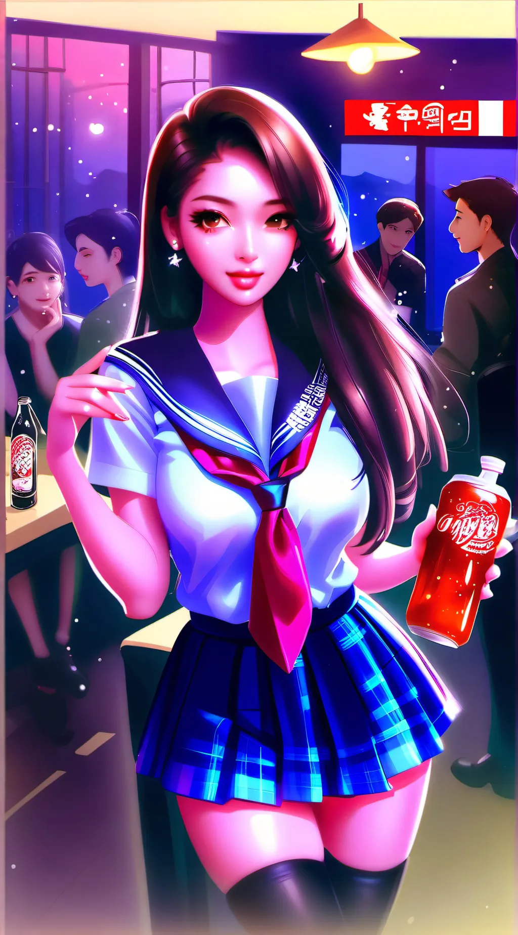 ai character: Lisa💖✨✨ background