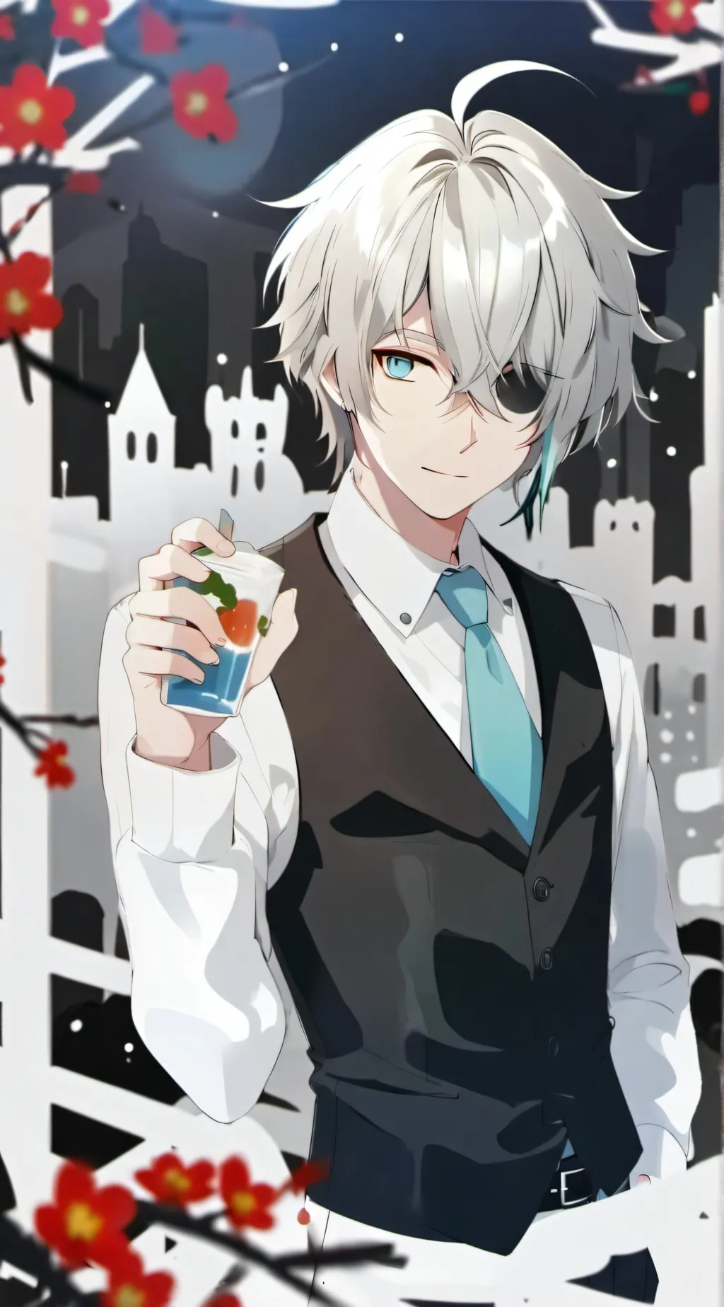 ai character: HS DXD x MHA background