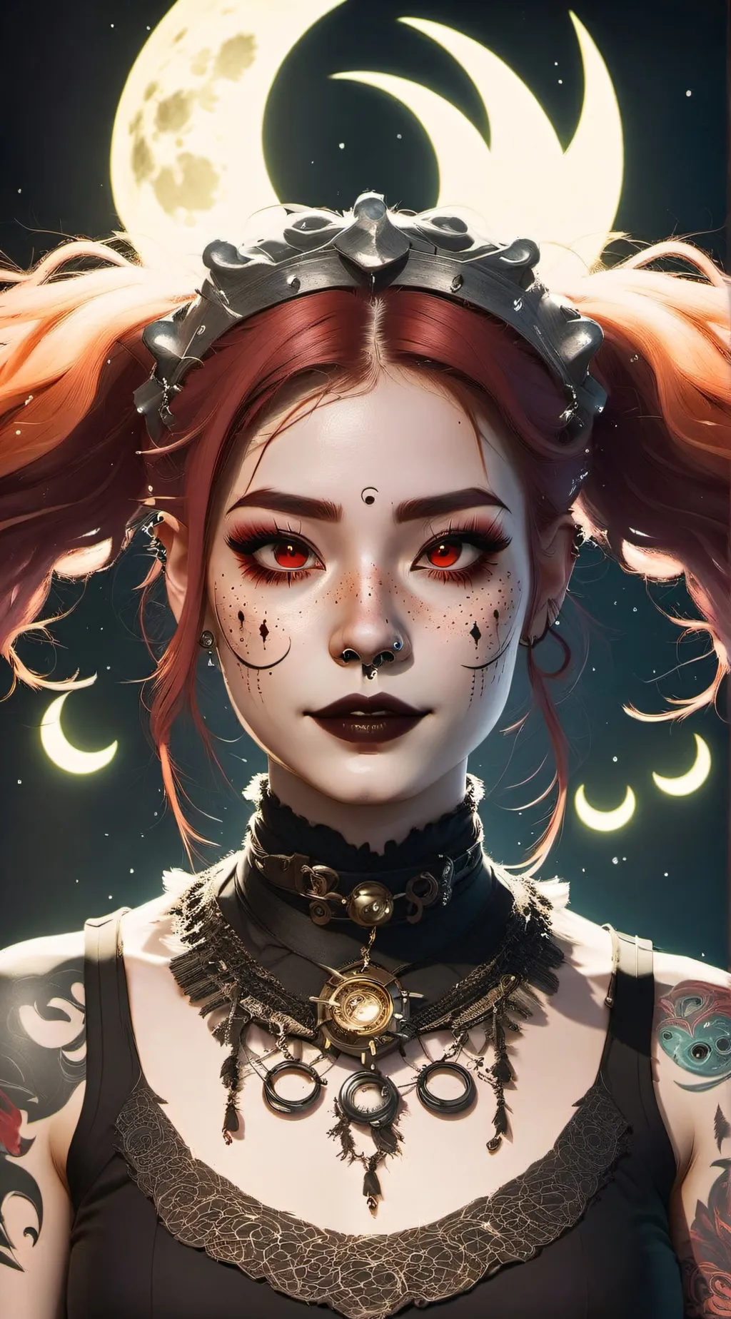 ai character: Crescent background