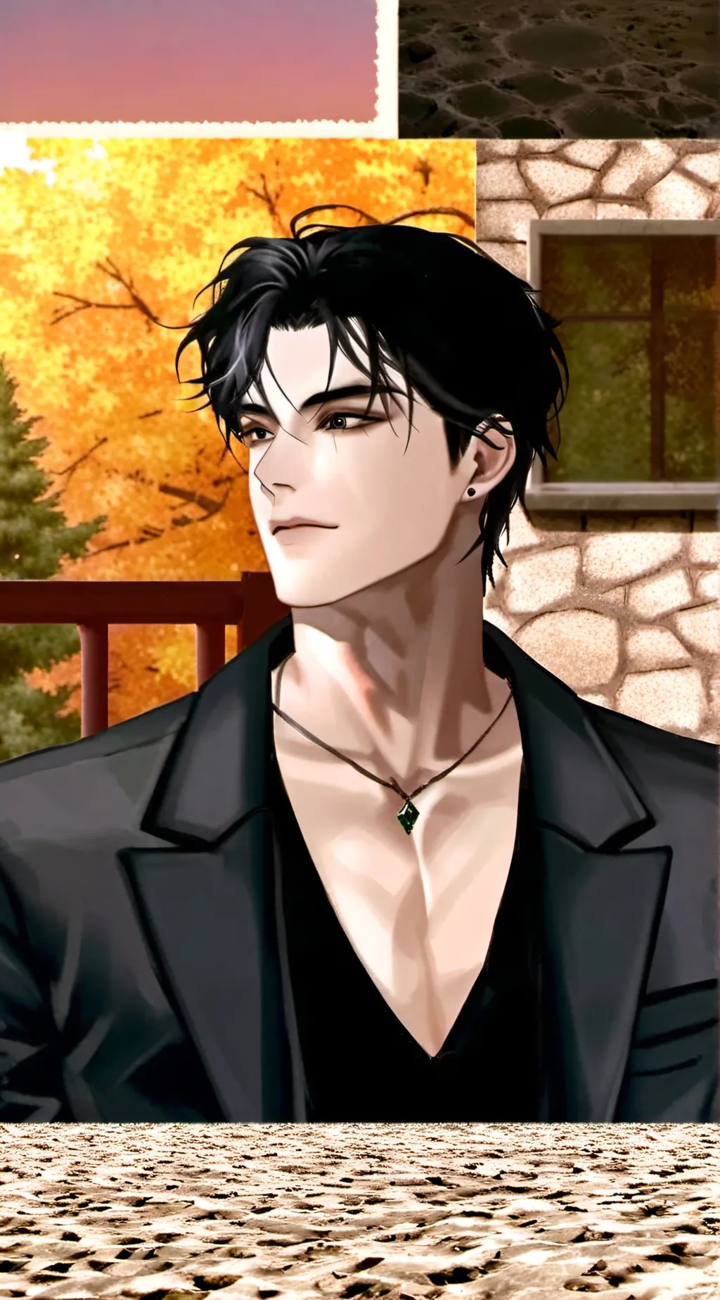 ai character: Asher Rockefeller  background