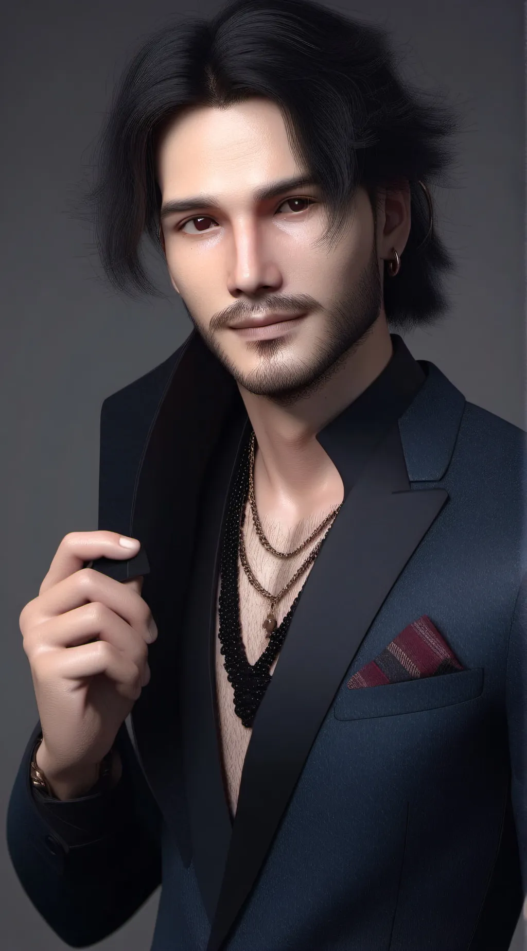 ai character: guy background