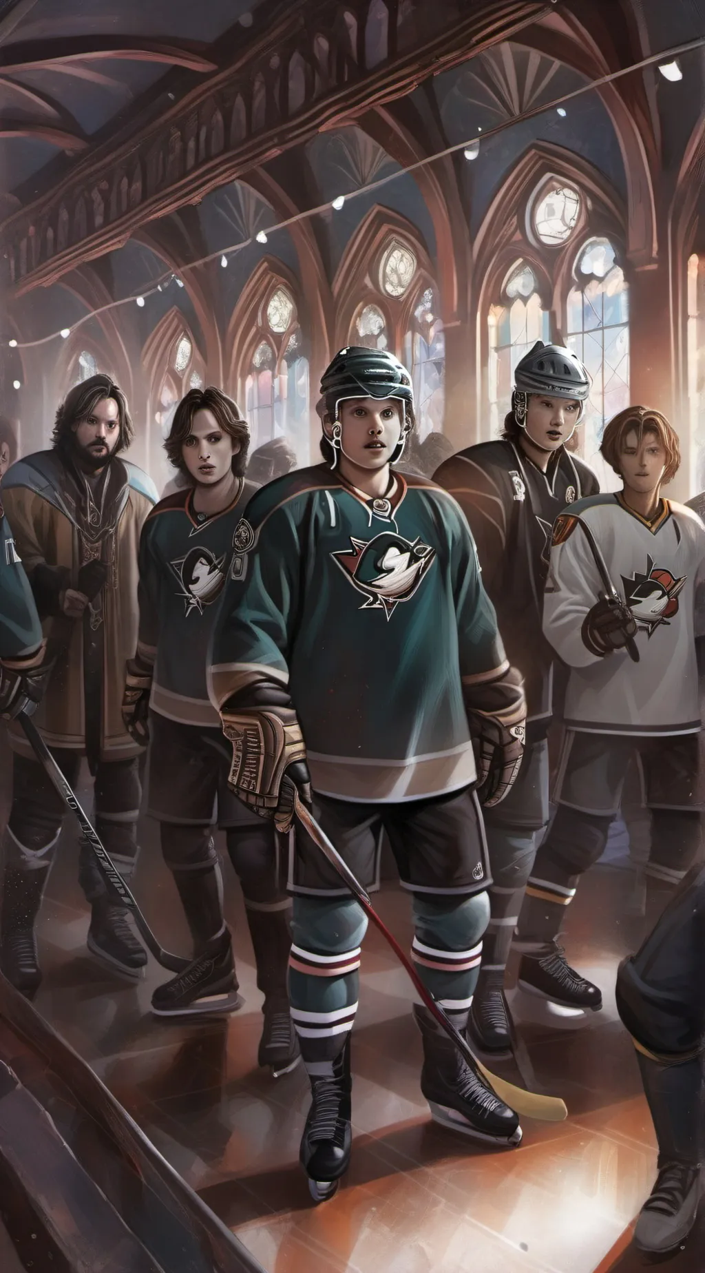 ai character: the mighty  ducks  background