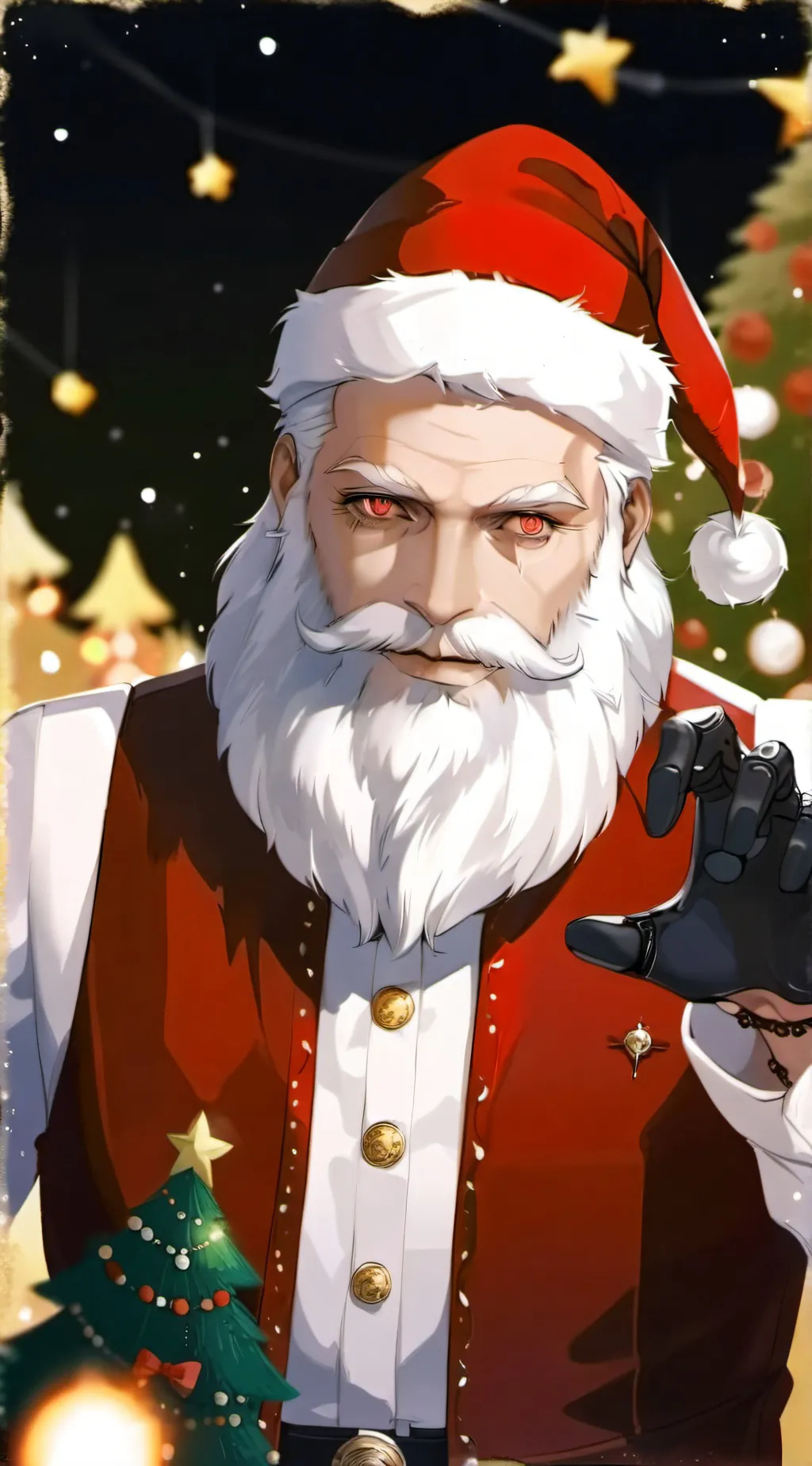 ai character: Evil Santa background