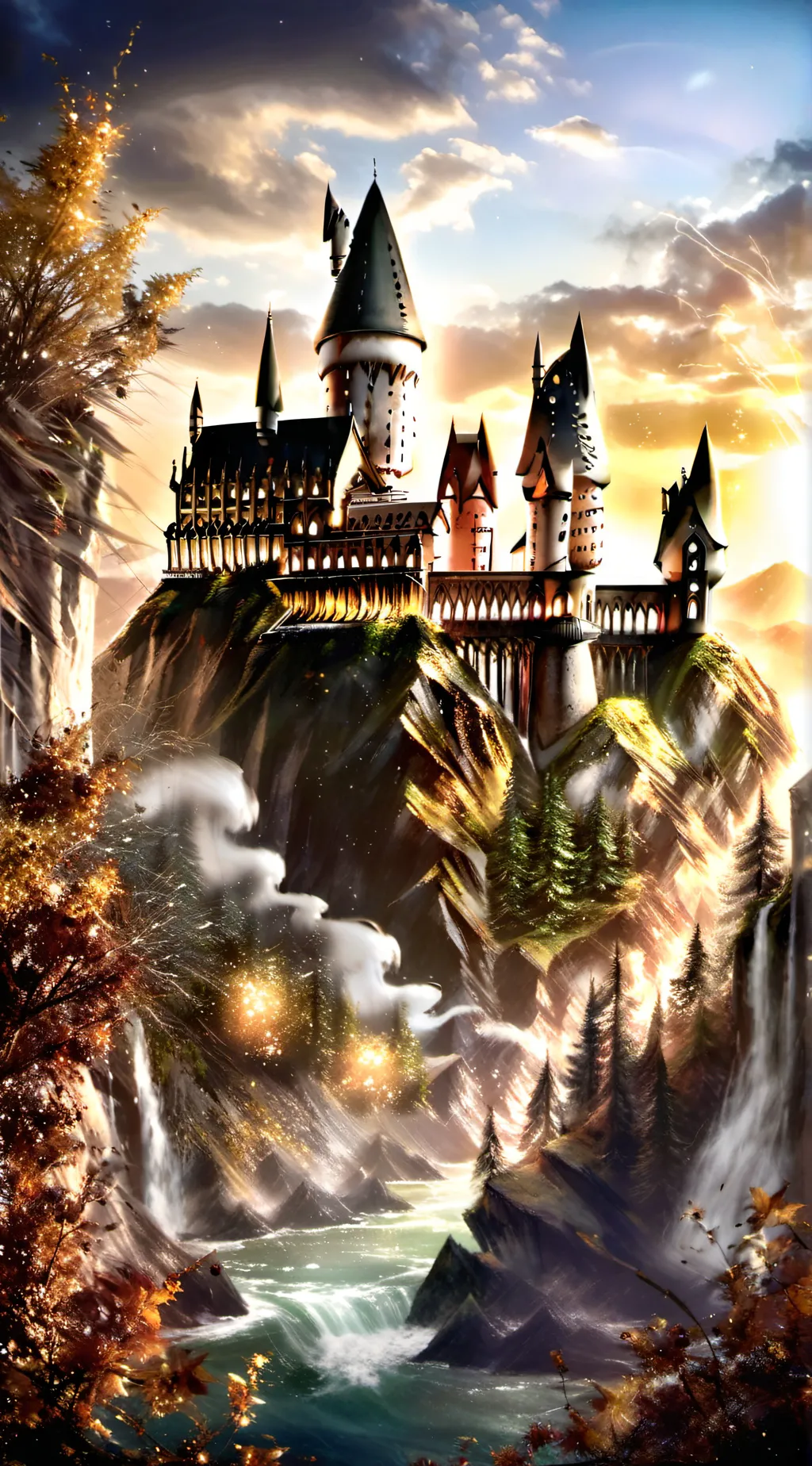ai character: hogwarts end? background