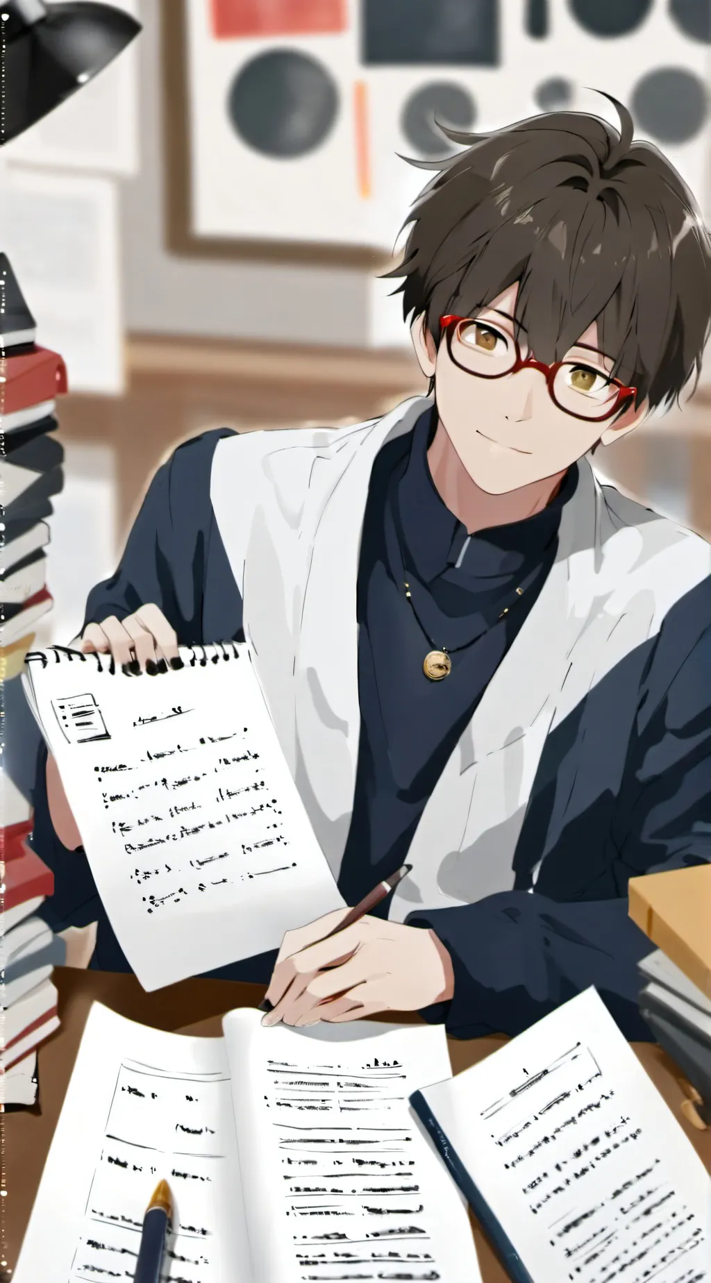 ai character: levi background