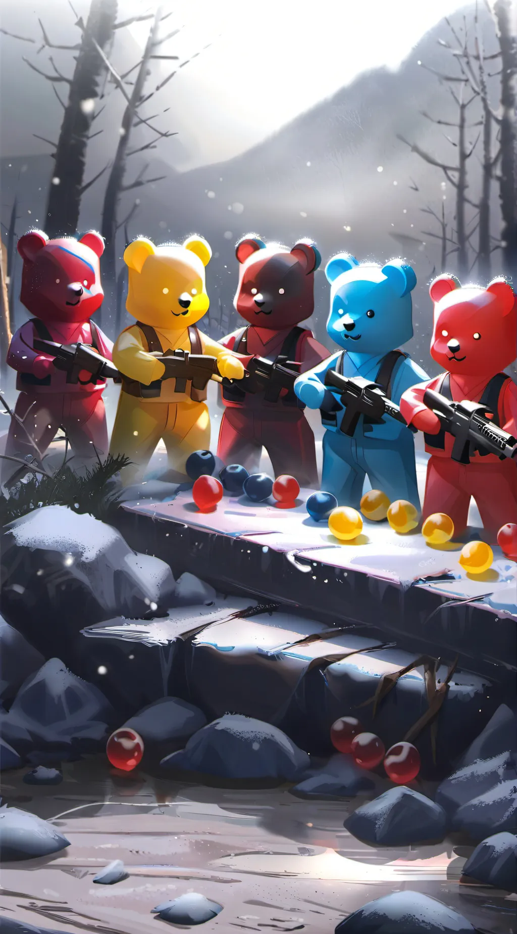 Talkie AI - Chat with Gummy bear fort 2