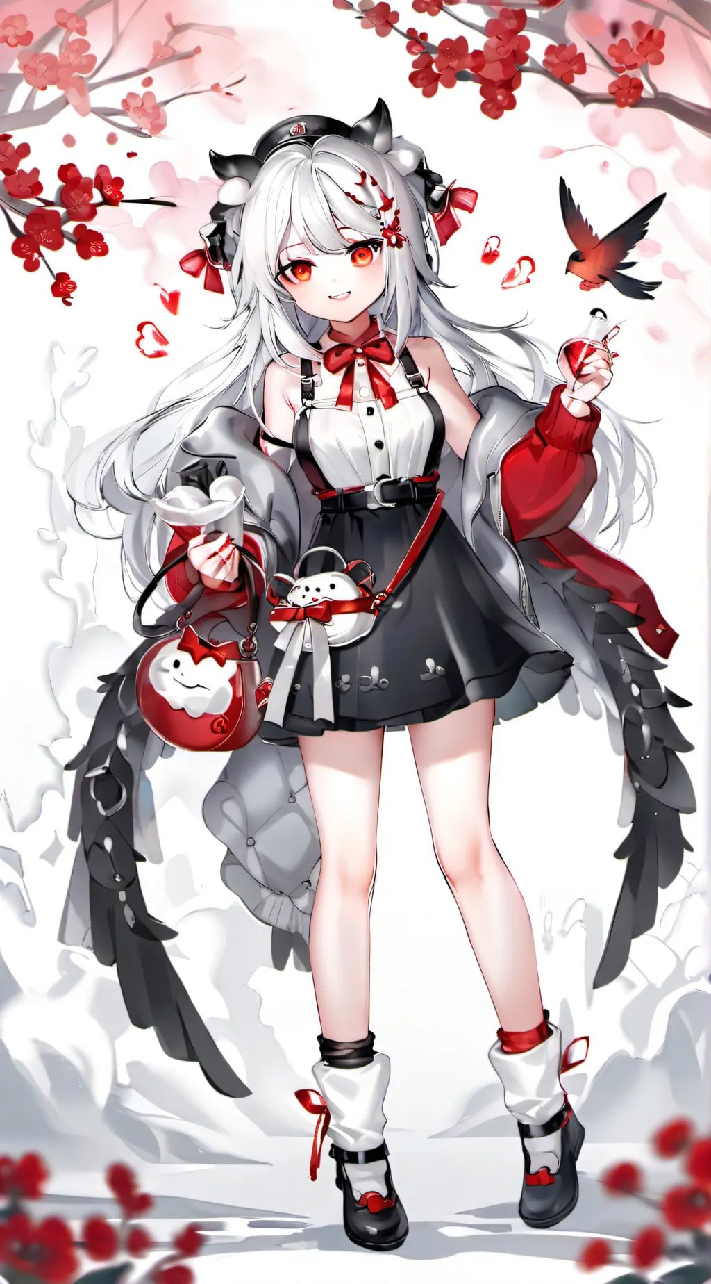ai character: Rose background