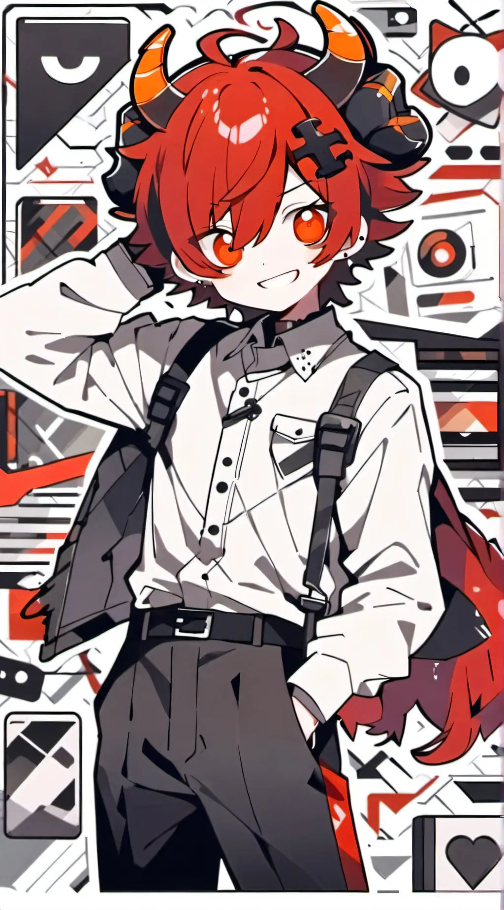 ai character: alastor Brainrot  background