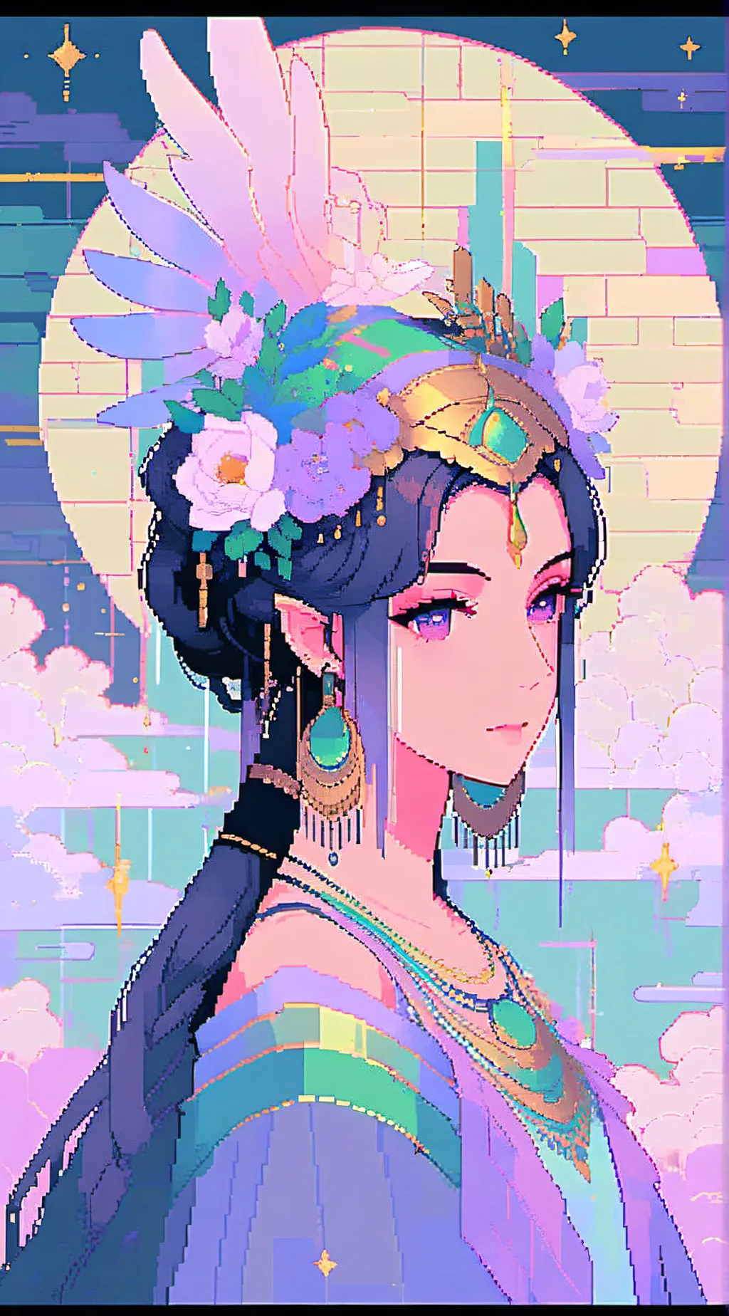 ai character: Axyja  background