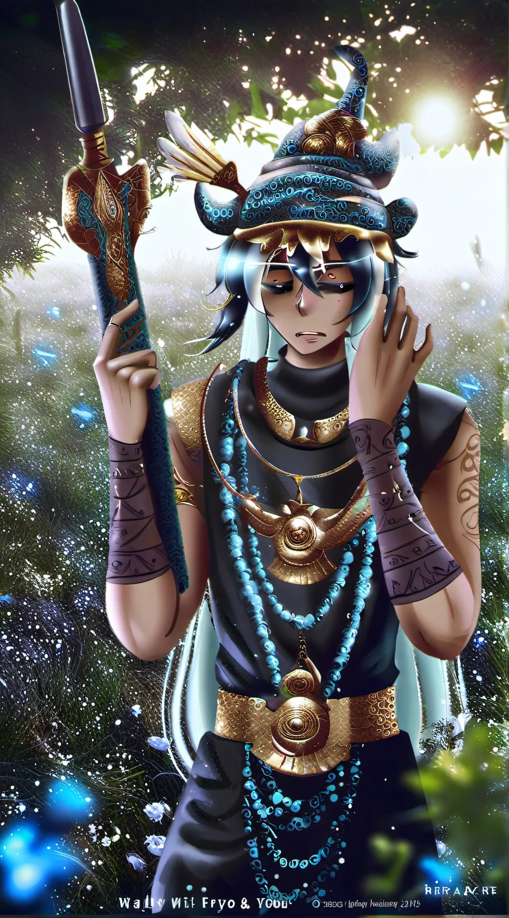 ai character: Cyno  background