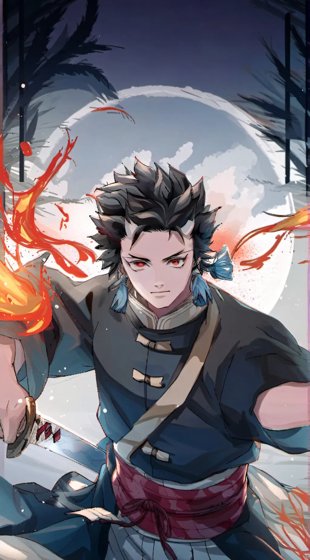ai character: Demon Slayer background