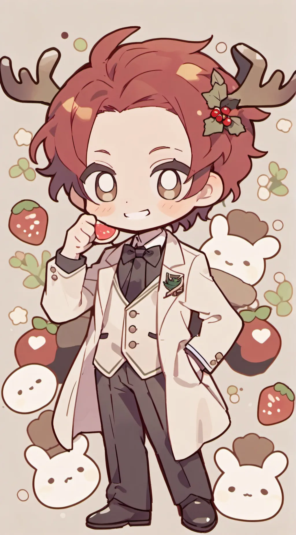 ai character: drunk Alastor  background
