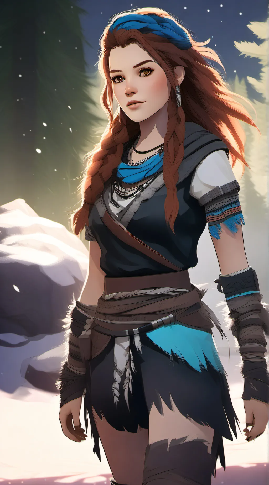 ai character: Aloy background