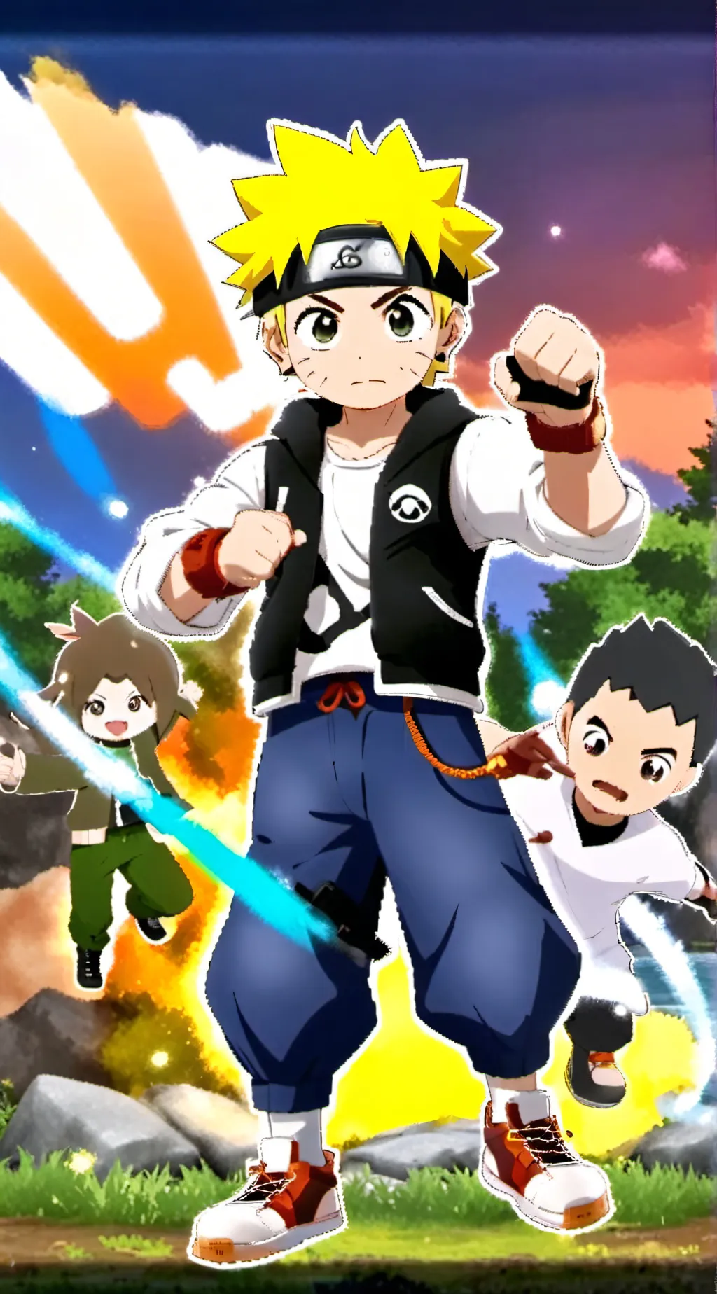 ai character: Team 7 background