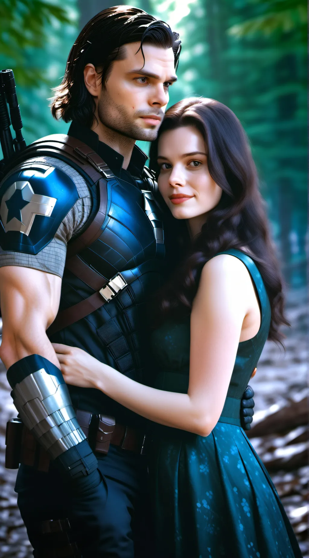 ai character: bucky barnes background