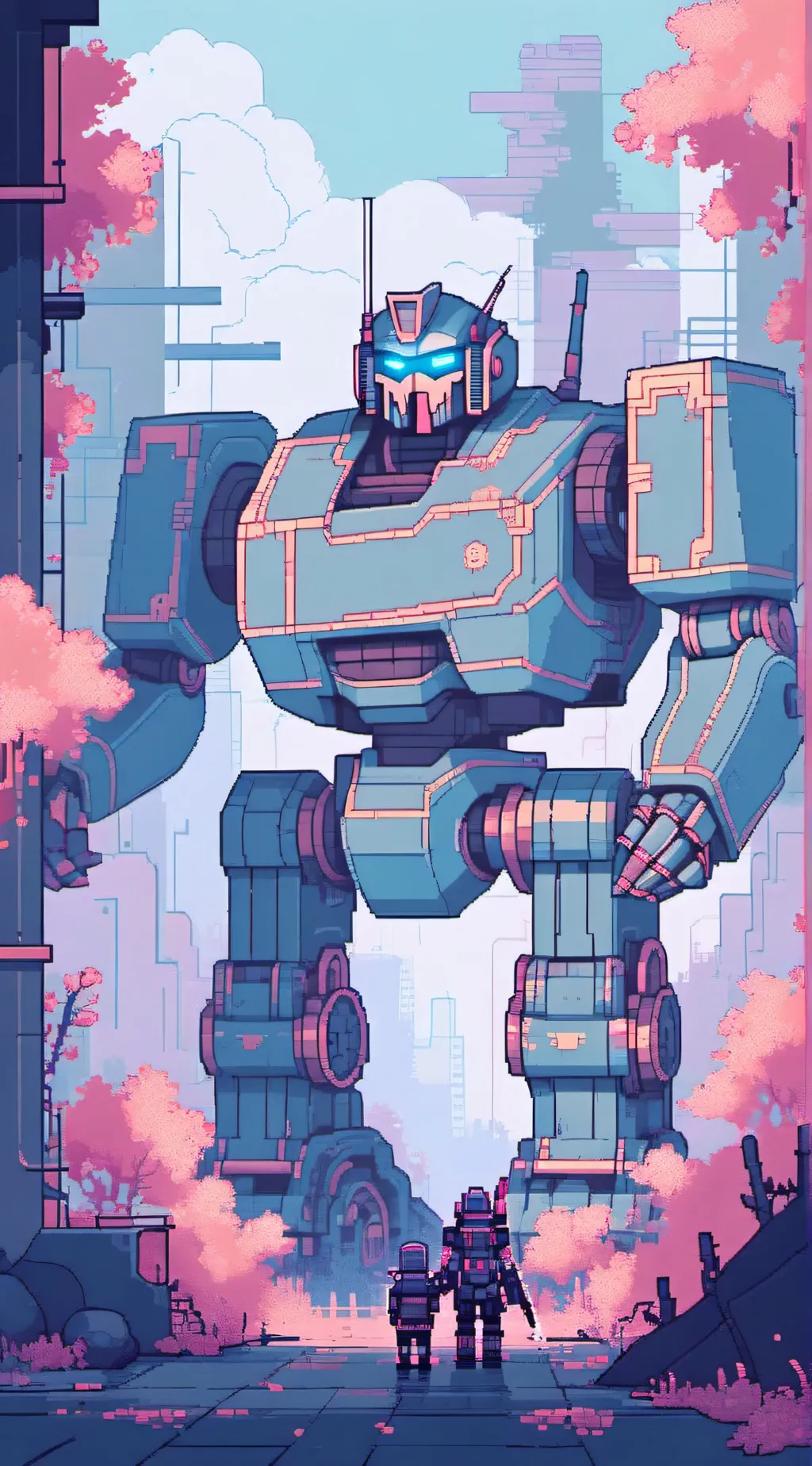 ai character: Focus background