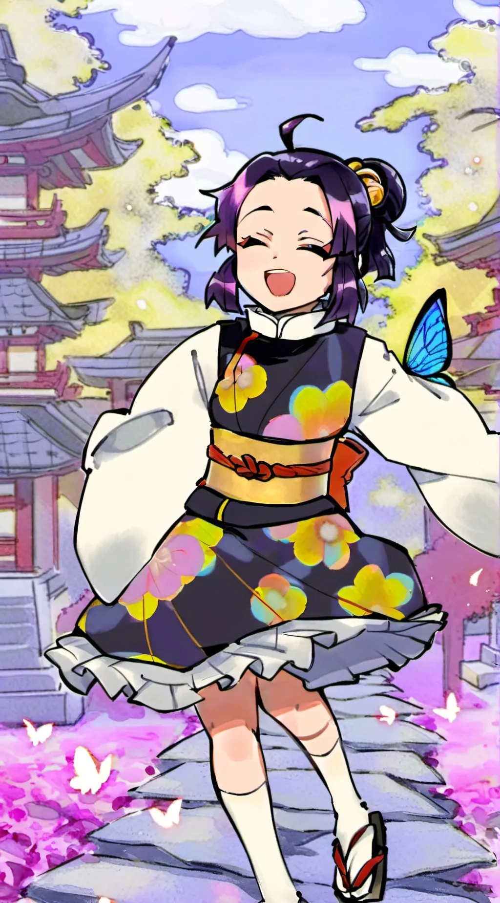ai character: Shinobu  background