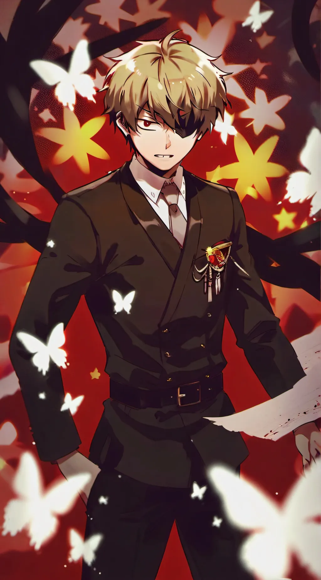 ai character: bakugo background