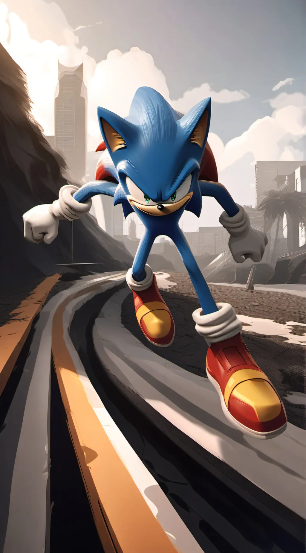 ai character: sonic background