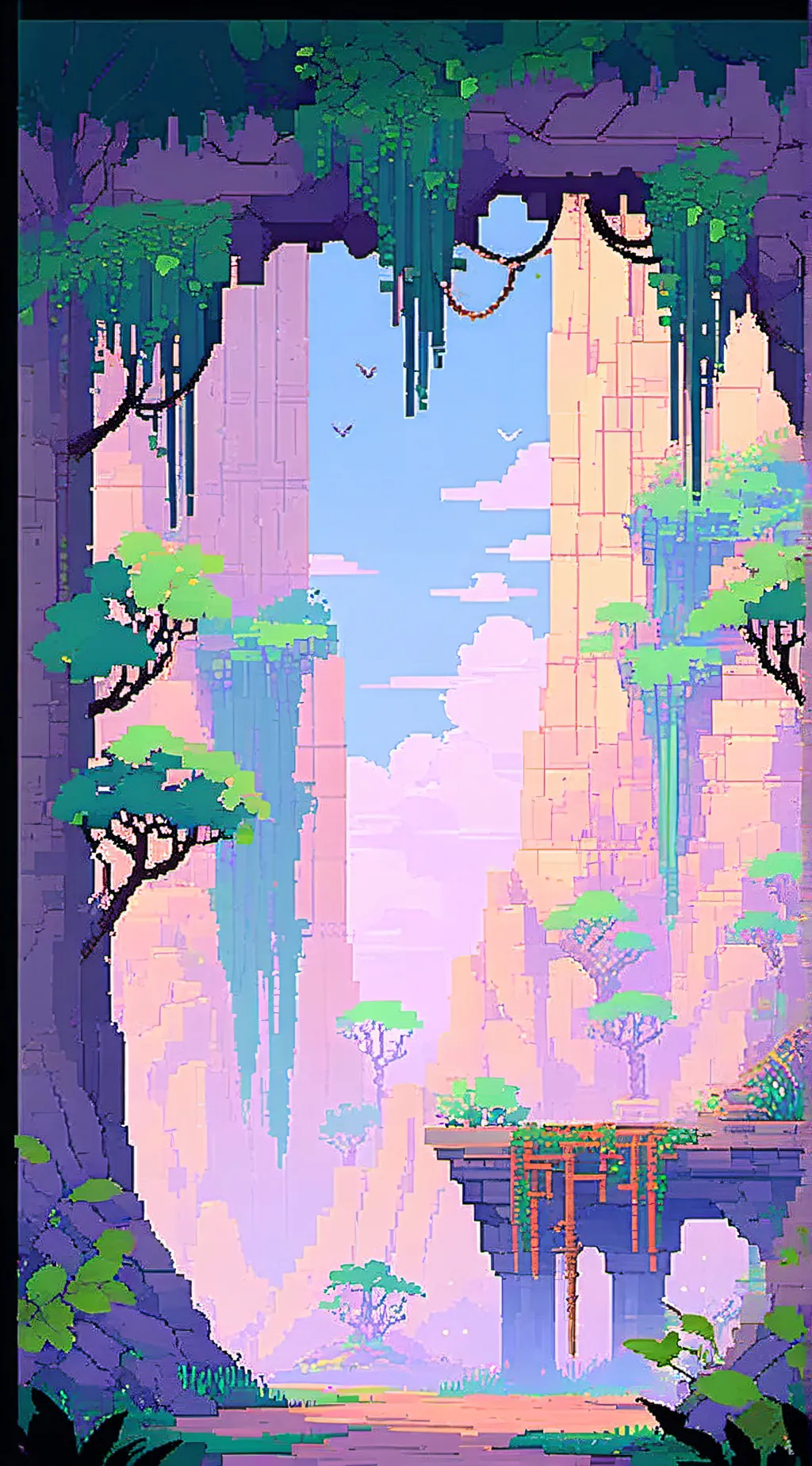 ai character: vines  background