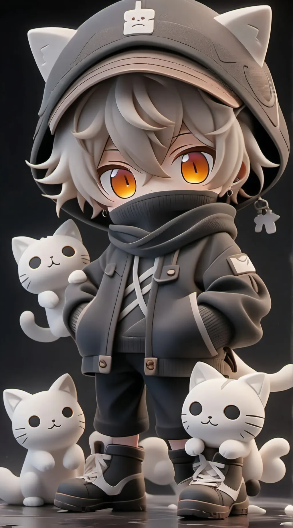 ai character: Asher. background
