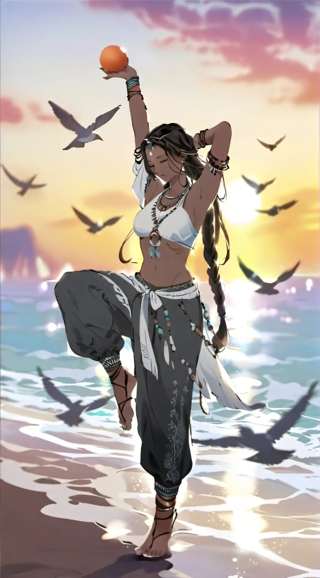 ai character: -Morana- background
